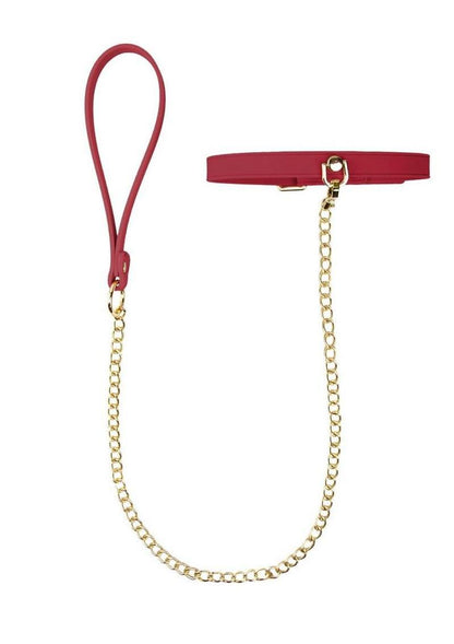 Temptasia Ardor Collar and Leash - Red