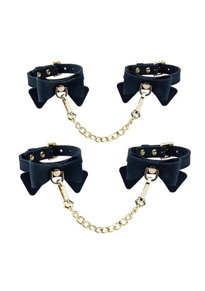 Temptasia Ardor Silicone Wrist and Ankle Restraints with Bow