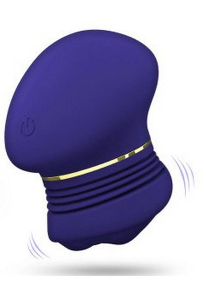 The Blush Collection Riana Rechargeable Silicone Clitoral Stimulator - Royal