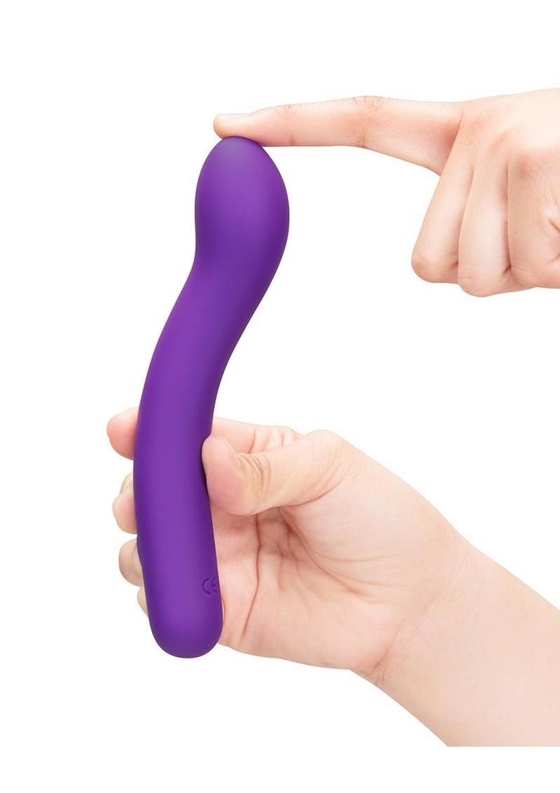 Together 6 Inch Slim G-Spot Vibe Rechargeable Silicone Vibrator - Purple