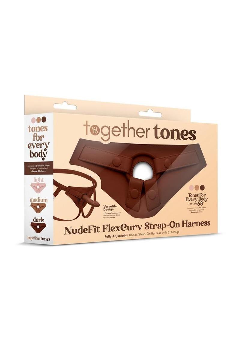 Together Nudefit Flexcurv Adjustable Harness - Chocolate