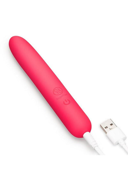 Together Slim 5.5 Inch Ladyfinger Rechargeable Silicone Vibrator - Pink