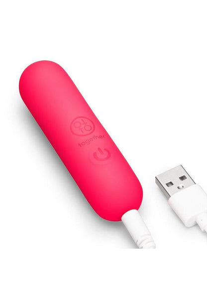 Together Spark 3 Inch Rechargeable Silicone Bullet Vibrator - Pink