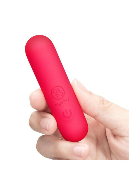 Together Spark 3 Inch Rechargeable Silicone Bullet Vibrator - Pink