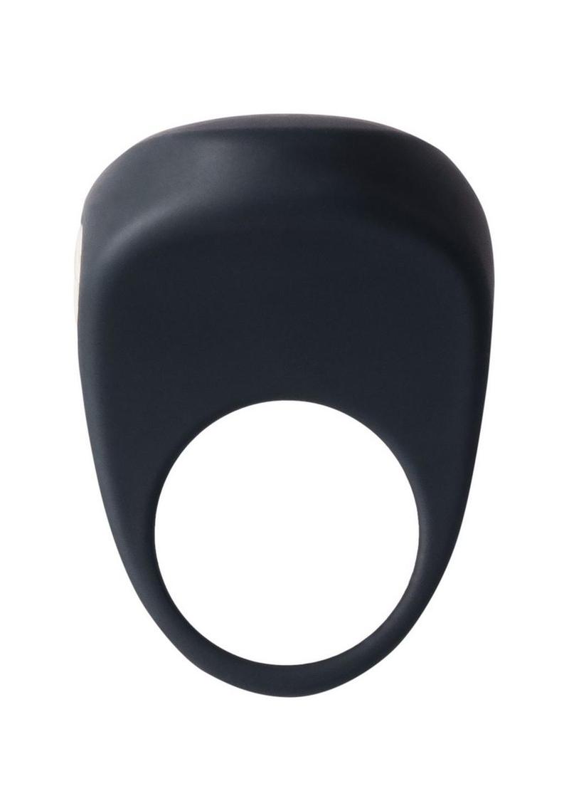 Vedo Driver Silicone Rechargeable Vibrating Cock Ring - Black