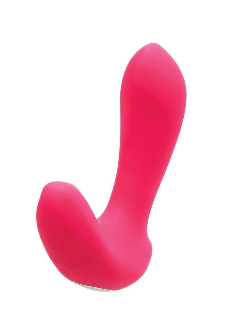 Vedo Inme Rechargeable Silicone Dual Vibrator with Remote Control - Pink