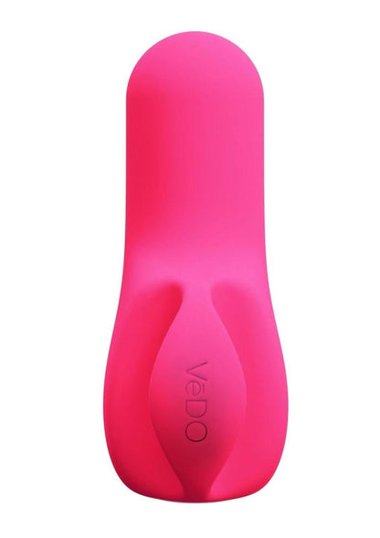 Vedo Nea Rechargeable Silicone Bullet Vibrator - Foxy - Pink