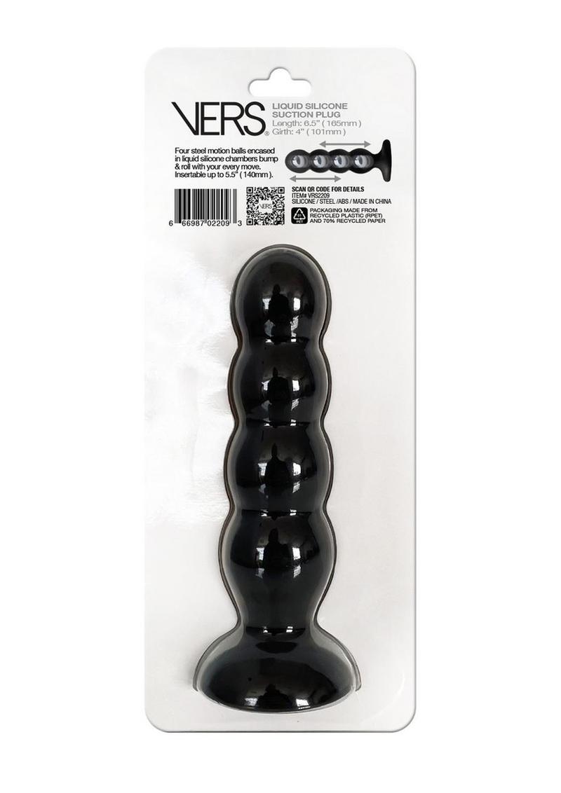Vers Liquid Silicone Suction Plug with Steel Motion Balls