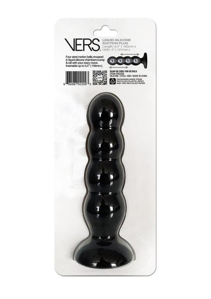 Vers Liquid Silicone Suction Plug with Steel Motion Balls