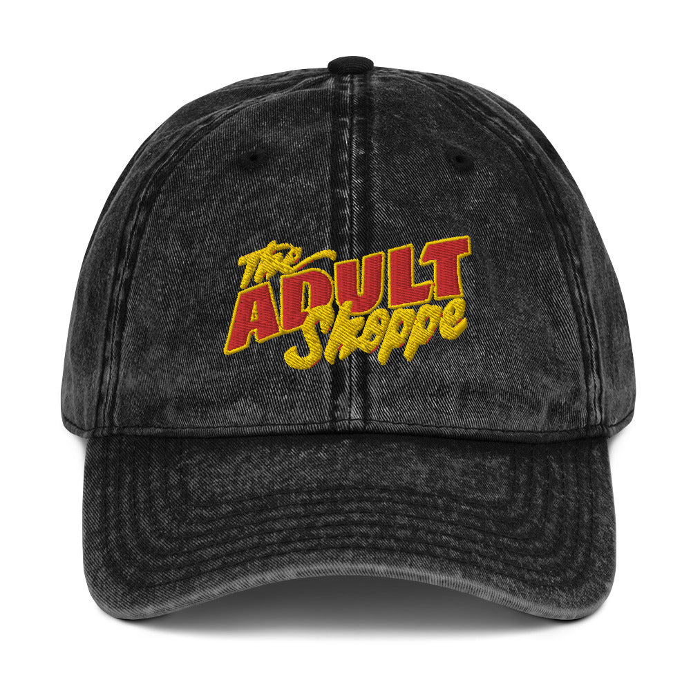 The Adult Shoppe Vintage Cotton Twill Cap