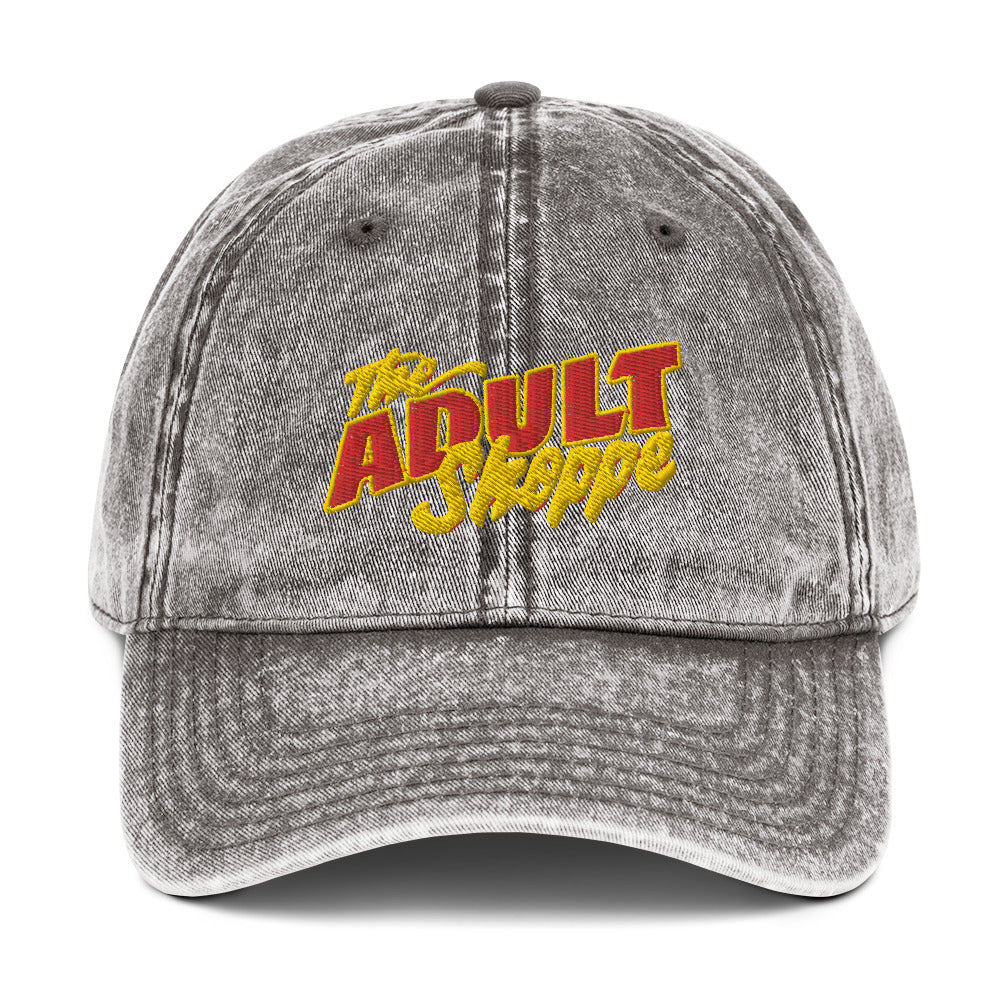 The Adult Shoppe Vintage Cotton Twill Cap