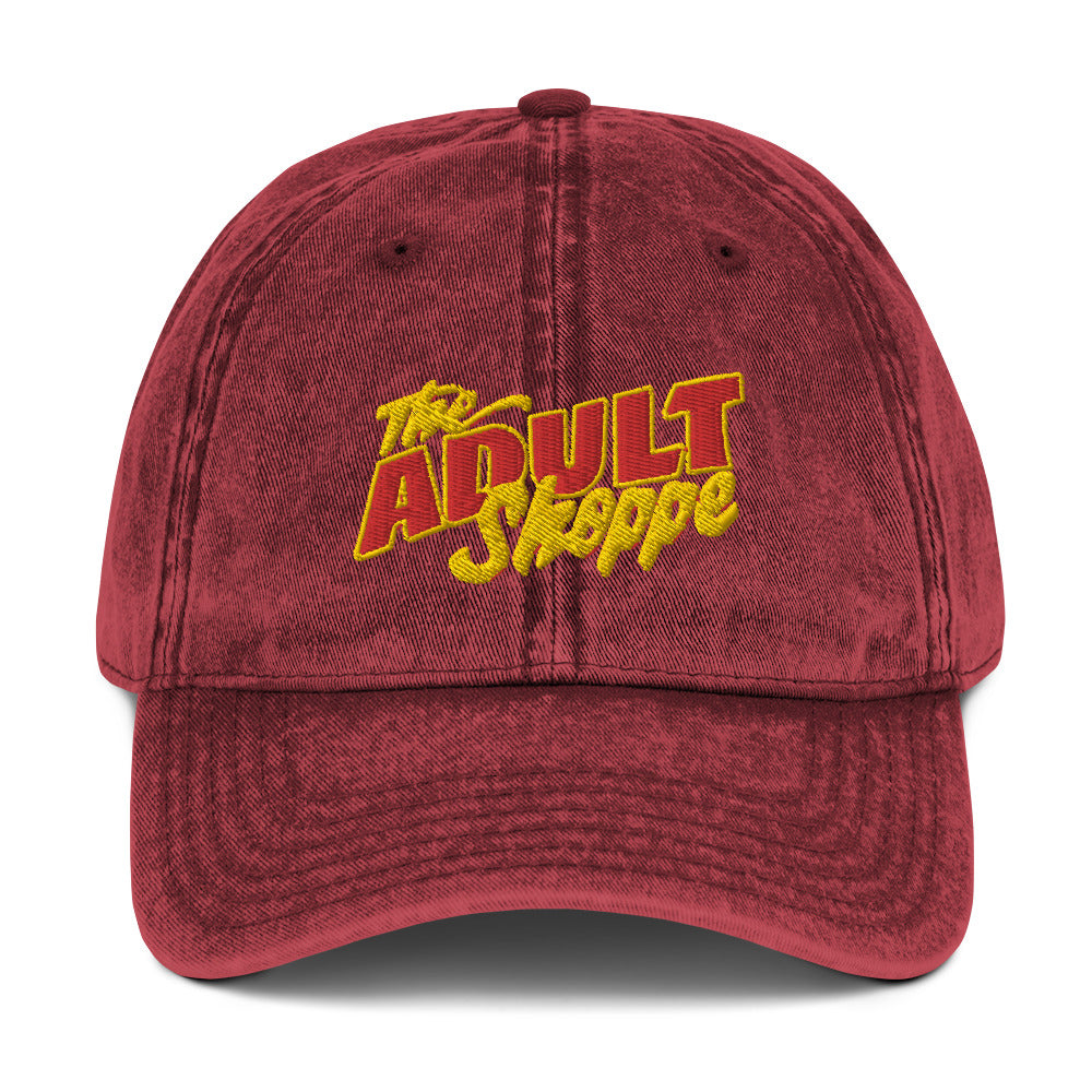 The Adult Shoppe Vintage Cotton Twill Cap