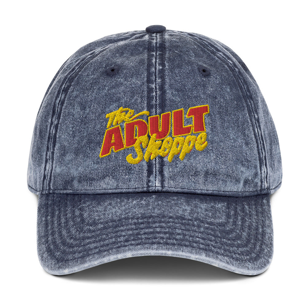 The Adult Shoppe Vintage Cotton Twill Cap