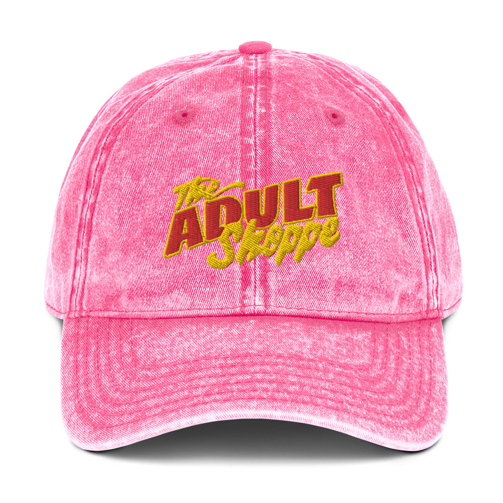 The Adult Shoppe Vintage Cotton Twill Cap