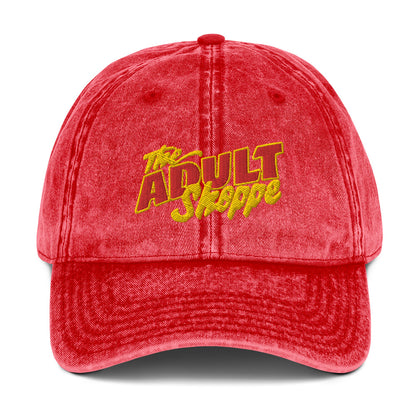 The Adult Shoppe Vintage Cotton Twill Cap