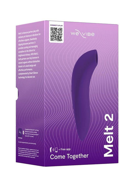 We-Vibe Melt 2 Rechargeable Silicone Couples Vibrator - Purple