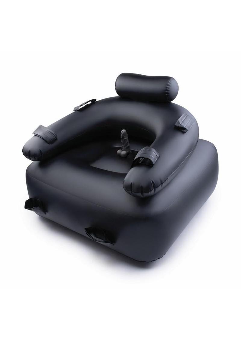 WhipSmart Inflatable Bondage Chair - Black