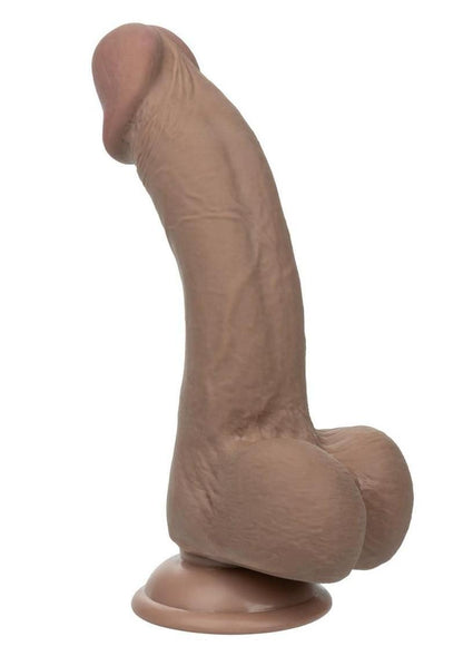 Working Stiff Shaft Slide Hockey Player 6.5 Inch Rechargeable Vibrating Dildo with Suction Cup