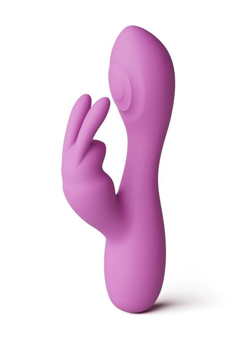 X and O's Devotion Rechargeable Silicone Compact Rabbit Vibrator - Purple