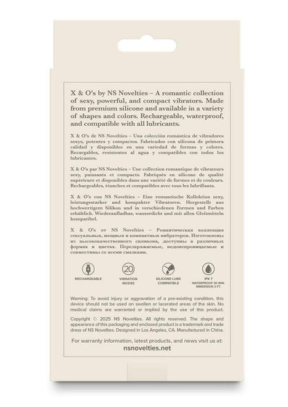 X and O's Love Rechargeable Silicone Compact Vibrator