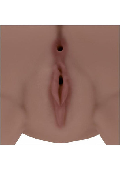 Xkin Bree Knox Dual Entry Bodyforms Masturbator Pussy/Ass - Chocolate