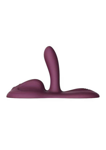 Zalo Flora Rechargeable Silicone App Compatible Smart Vibrating Pad - Purple