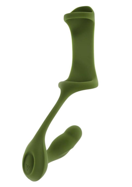 Zero Tolerance Prostate Power Pack Rechargeable Silicone Anal Vibrator with Remote - Green