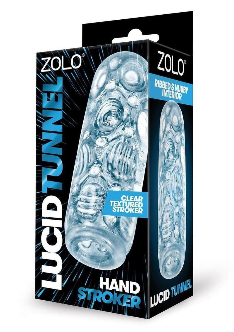 ZOLO Hand Stroker Lucid Tunnel - Clear