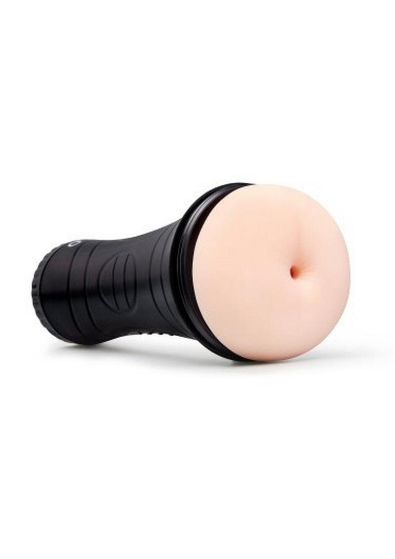 ZOLO Stroke Off Backdoor Action Stroker - Black/Vanilla