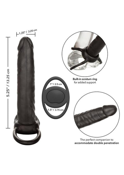 Accommodator Dual Penetrator Dildo Cock Ring
