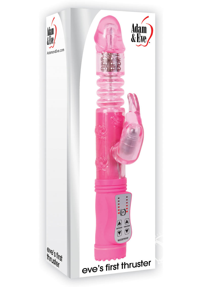 Adam and Eve - Eve's First Thruster Rabbit Vibrator - Pink