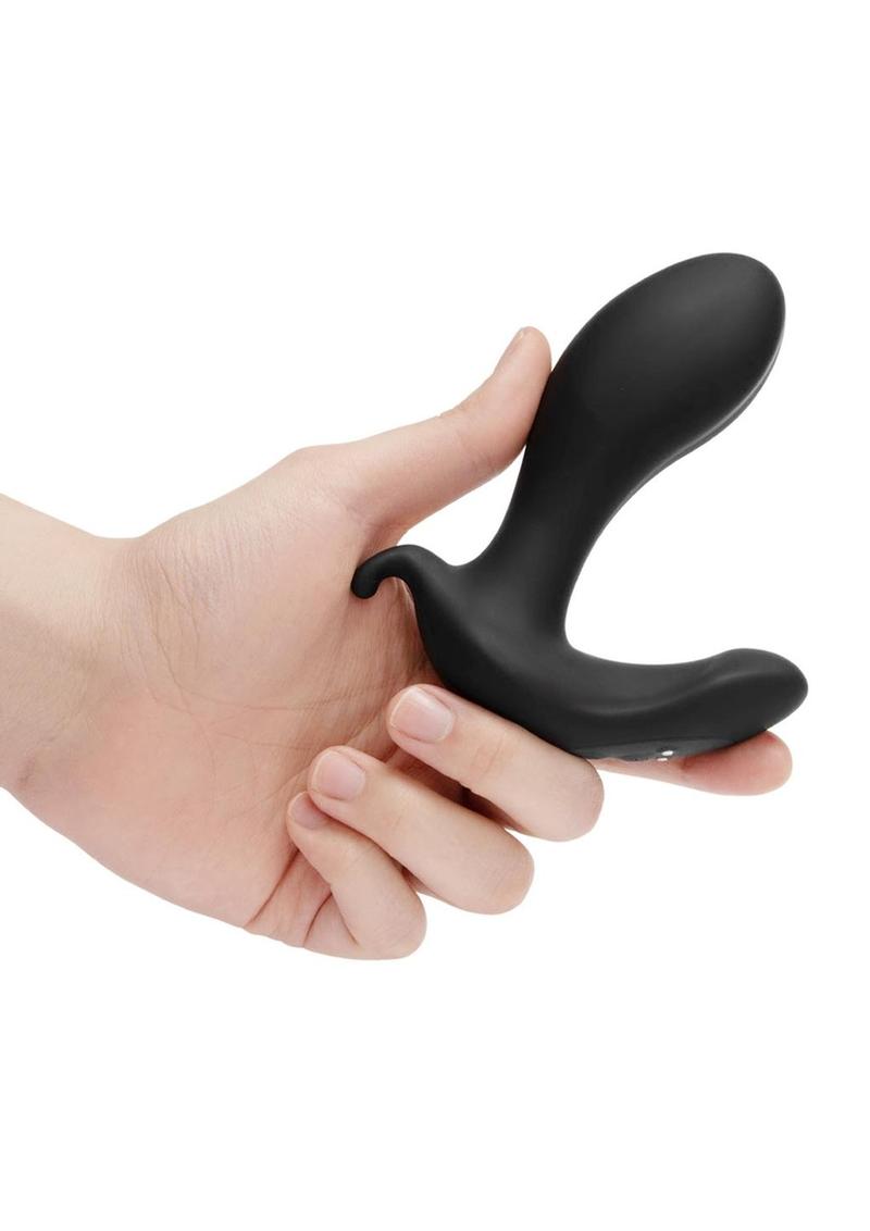 B-Vibe Expanding Plug Rechargeable Silicone with Remote Anal Plug