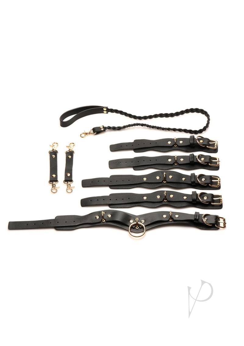 Bedroom Bliss Lover's Restraints - Black - Set