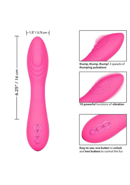 California Dreaming Surf City Centerfold Rechargeable Silicone Vibrator