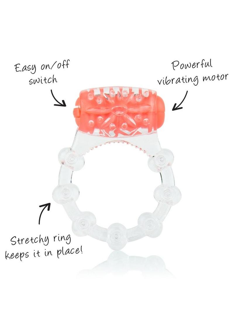 Color Pop Quickie Screaming O Vibrating Ring Silicone Cock Ring