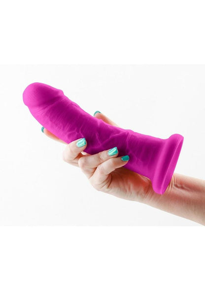 Colours Dual Density Girth Silicone Dildo