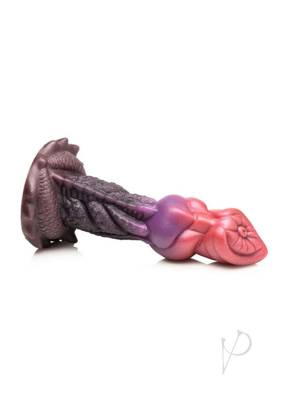 Creature Cocks Deep Diver Silicone Dildo - Brown/Red