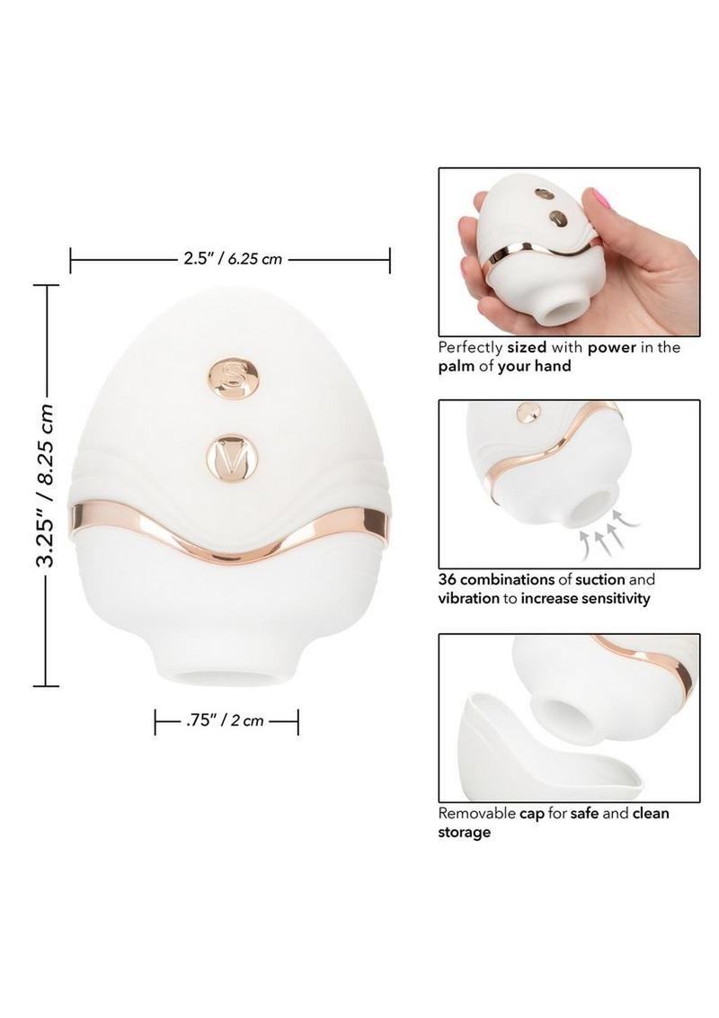 Empowered Palm Pleasure Goddess Silicone Rechargeable Stimulator