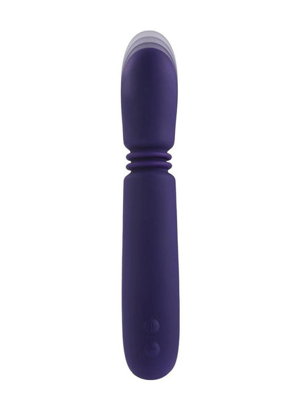 Handy Thruster Rechargeable Silicone Vibrator - Purple