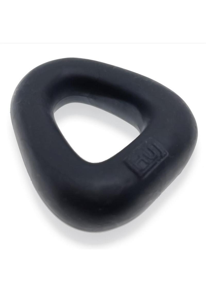 Hunkyjunk Zoid Trapezoid Lifter Cockring - Black/Tar Ice