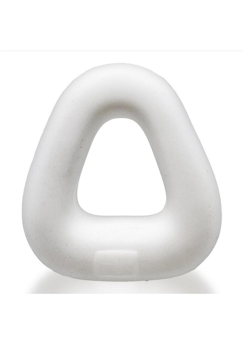 Hunkyjunk Zoid Trapezoid Lifter Cockring - White/White Ice