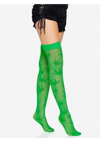 Leg Avenue 420 Net Thigh High