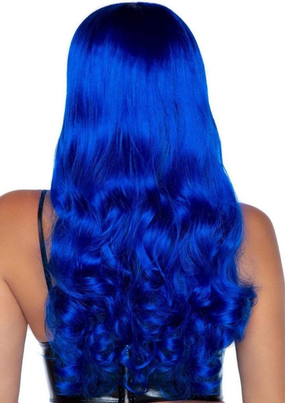 Leg Avenue Misfit Long Wavy Bang Wig - Blue - One Size