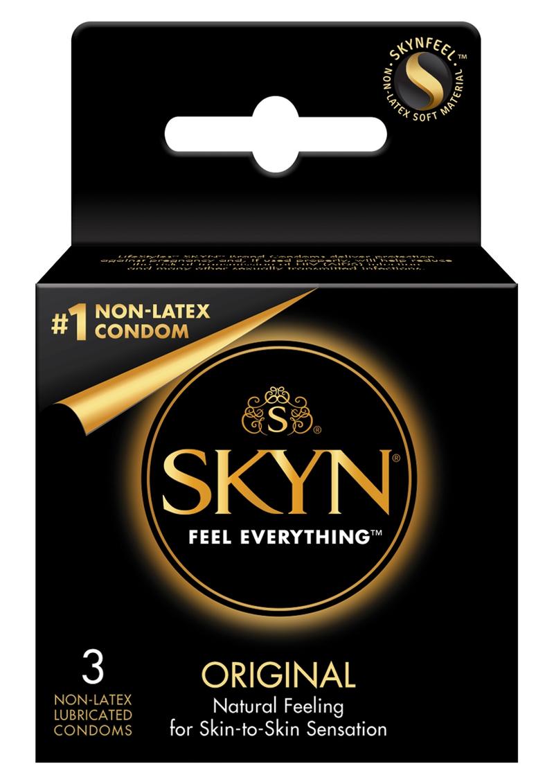 LifeStyles Skyn Original Non Latex Lubricated Condoms - 3-Pack