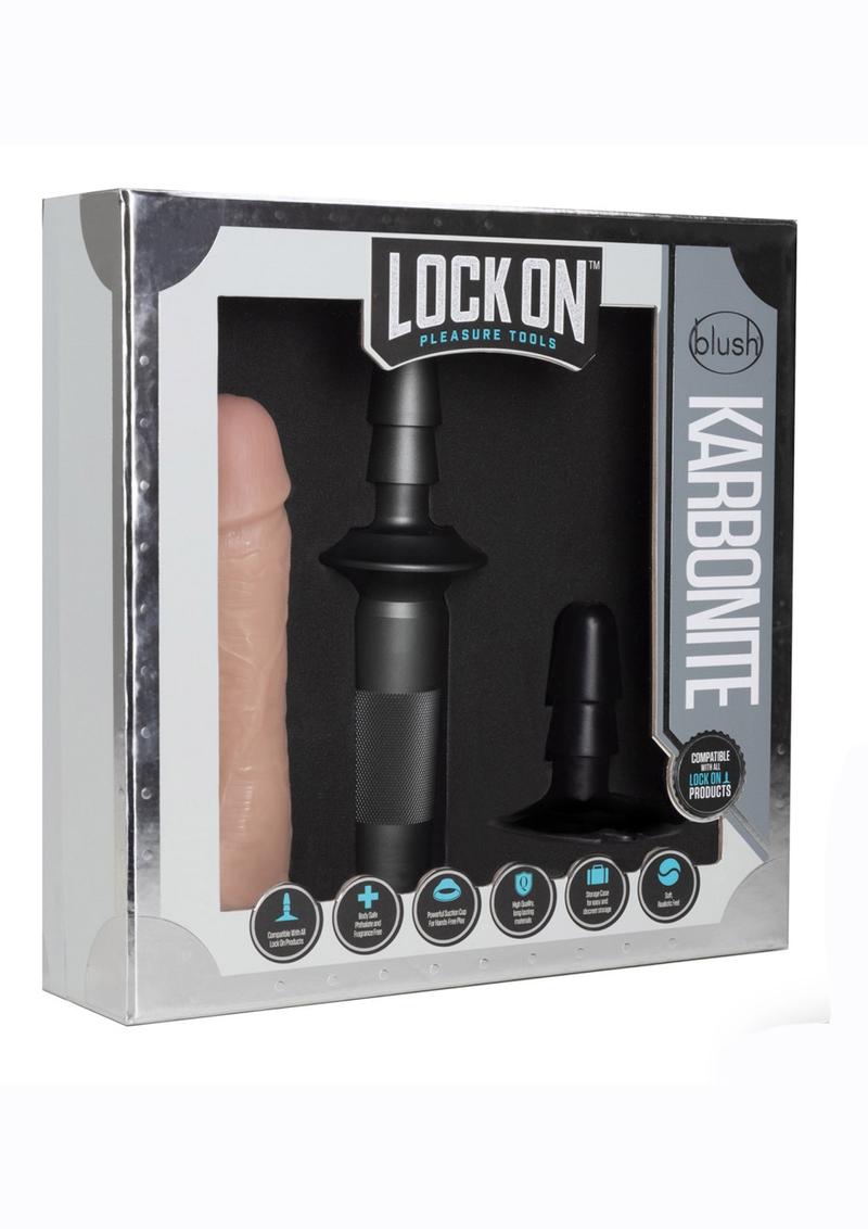 Lock On Karbonite Handle Kit - Black/Vanilla