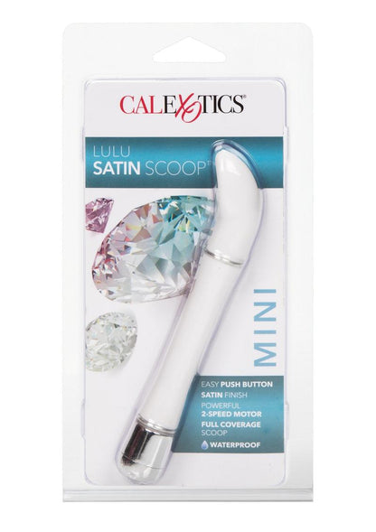 Lulu Satin Scoop Vibrator - White