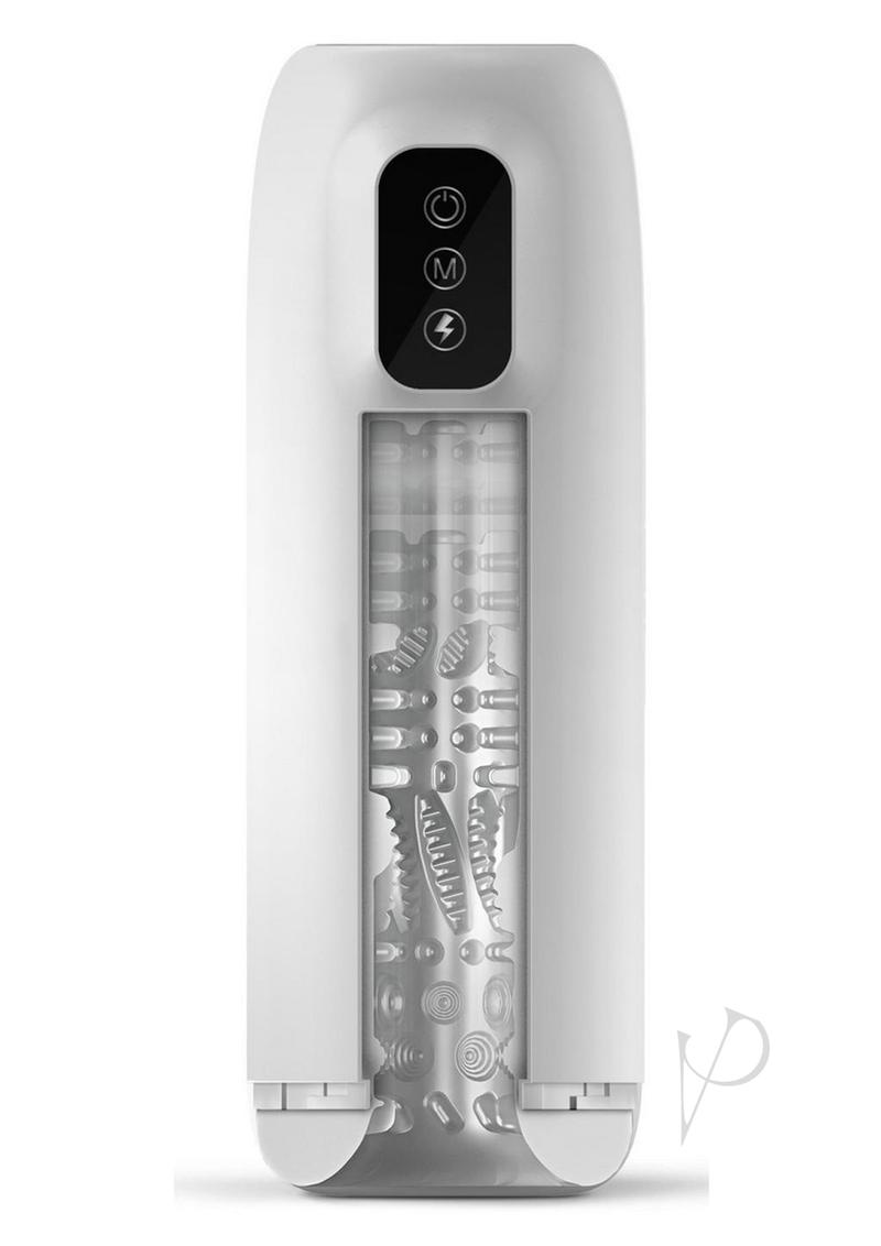 M For Men Robo-Bator Rechargeable Masturbator - White