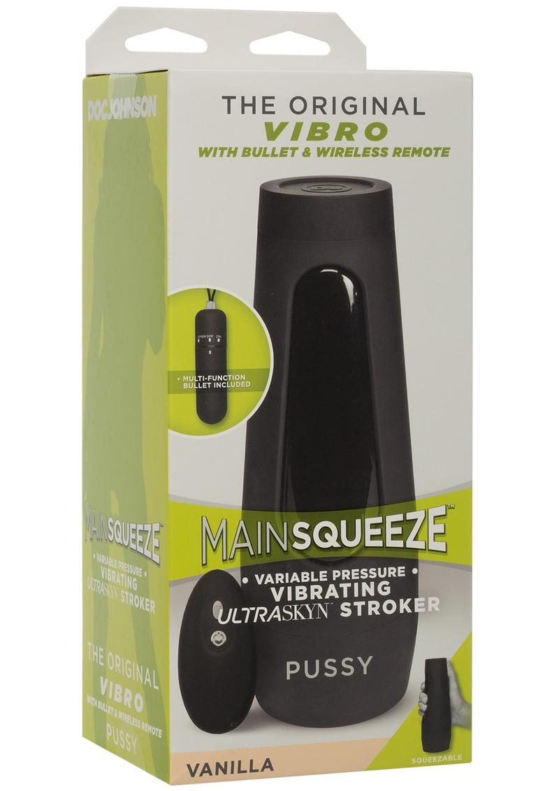 Main Squeeze The Original Vibro Ultraskyn Vibrating Masturbator with B The Adult Shoppe Main Squeeze The Original Vibro Ultraskyn Vibrating Masturbator with B The Adult Shoppe