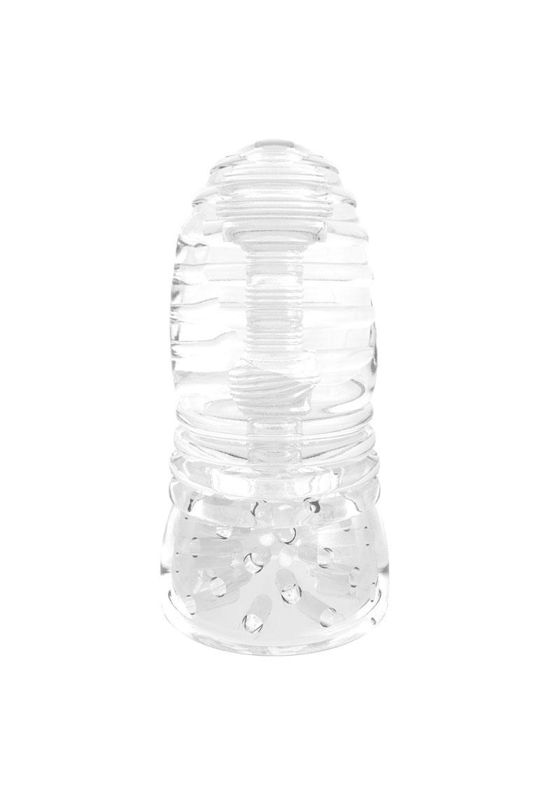 ME YOU US Glacier Dual End Stroker Masturbator - Clear