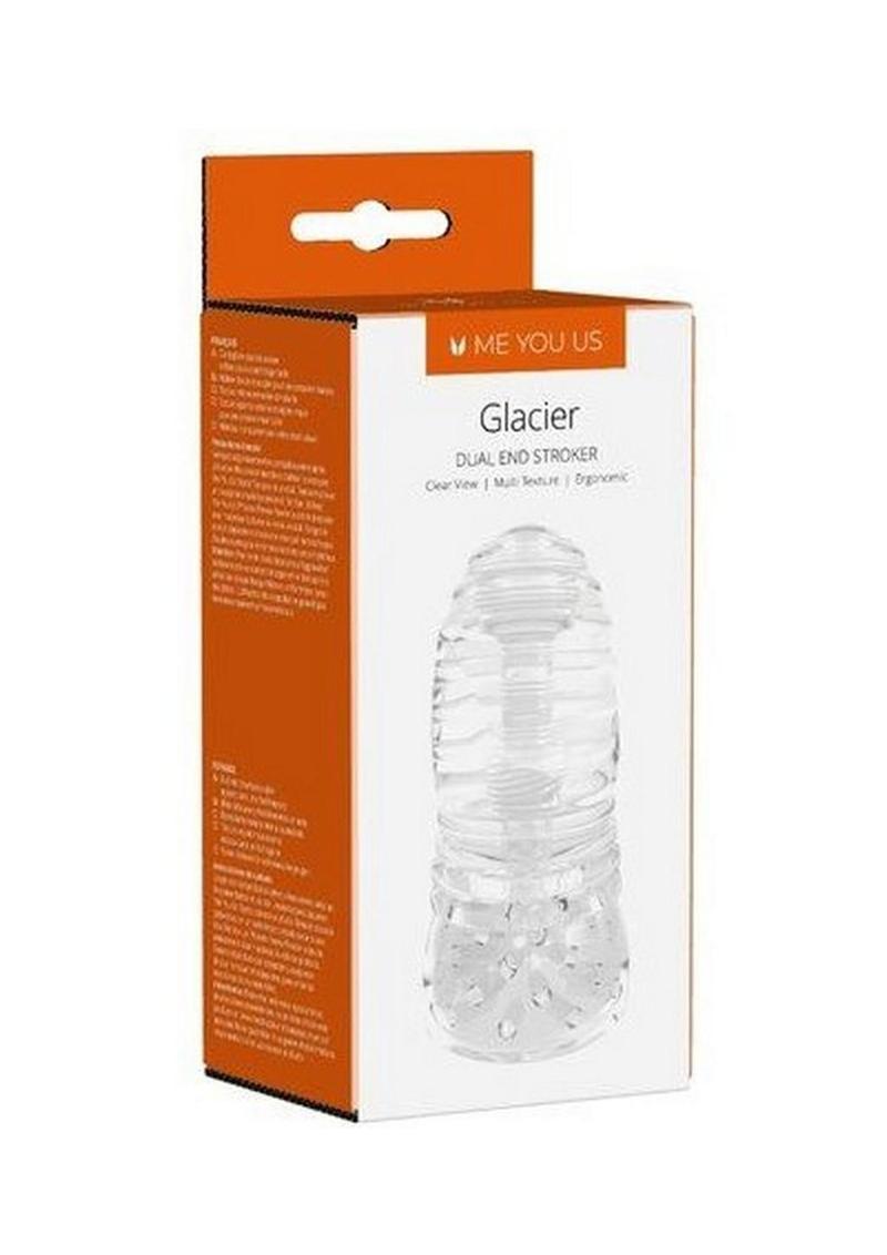 ME YOU US Glacier Dual End Stroker Masturbator - Clear